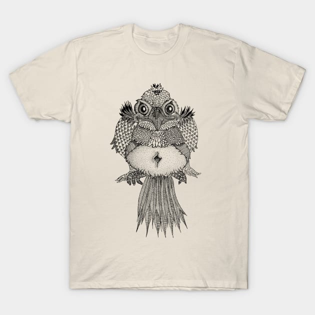 Nighttime Bird T-Shirt by VanDenWee